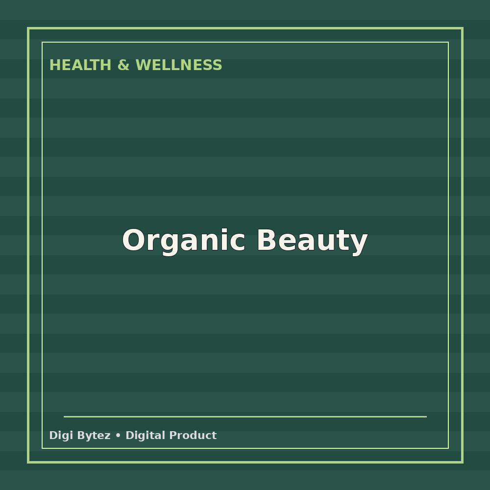 Organic Beauty