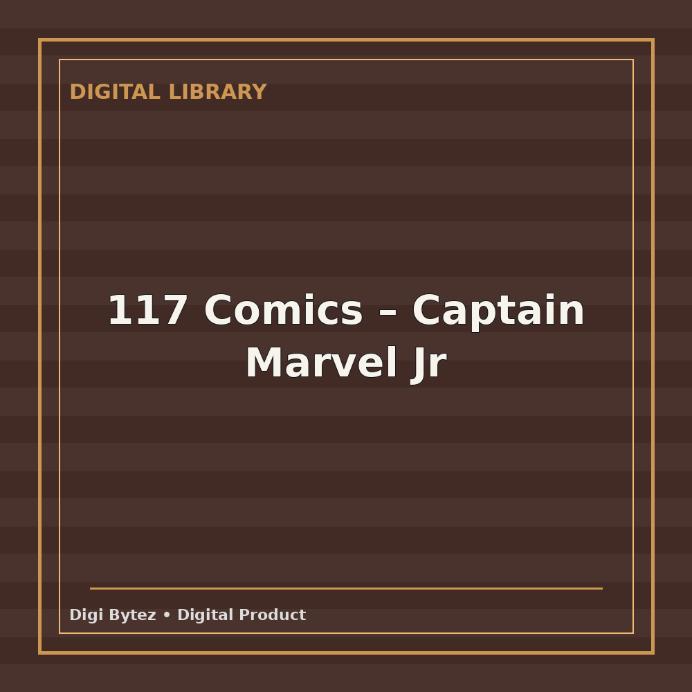 117 Comics - Captain Marvel Jr