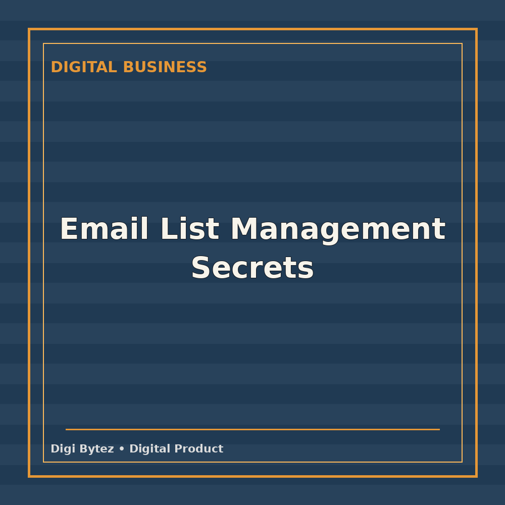 Email List Management Secrets