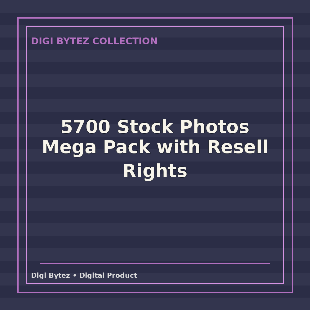 5700 Stock Photos Mega Pack with Resell Rights