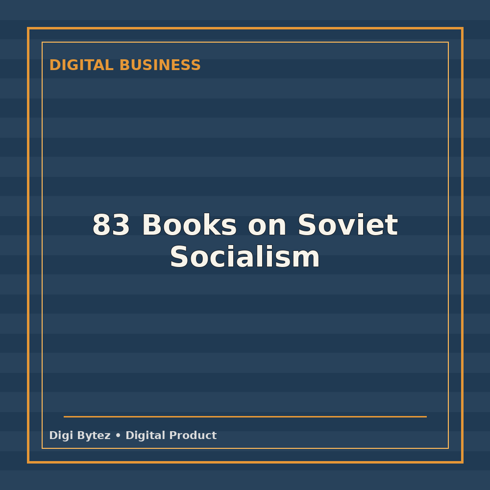 83 Books on Soviet Socialism