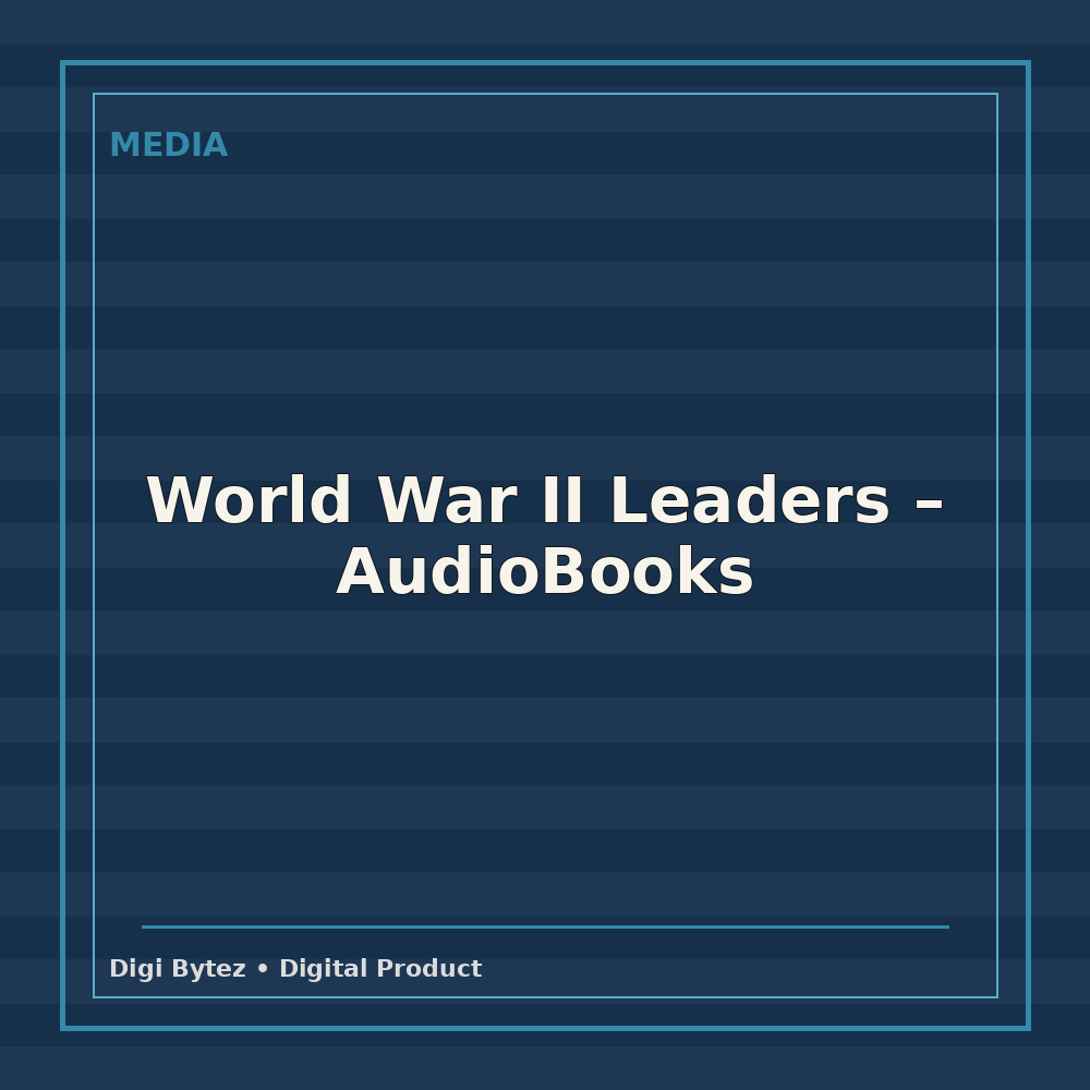 World War II Leaders - AudioBooks