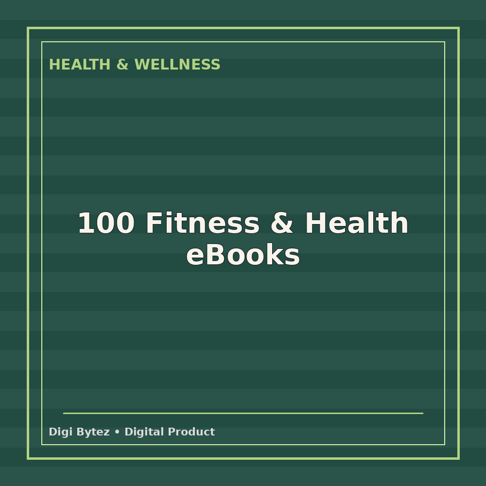 100 Fitness & Health eBooks