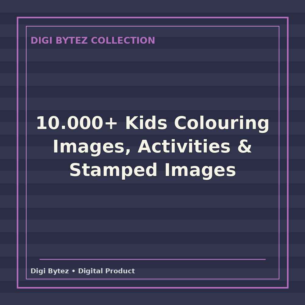 10.000+ Kids Colouring Images, Activities & Stamped Images
