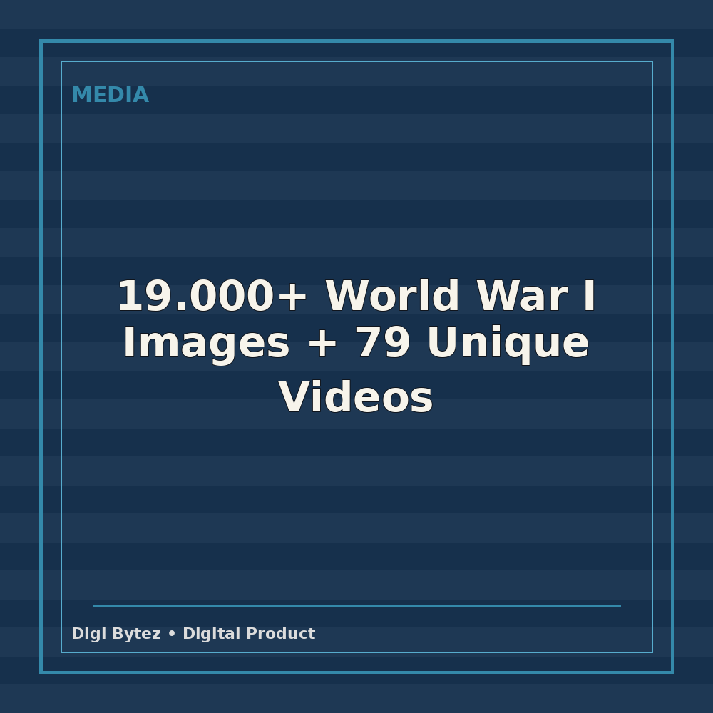 19.000+ World War I Images + 79 Unique Videos