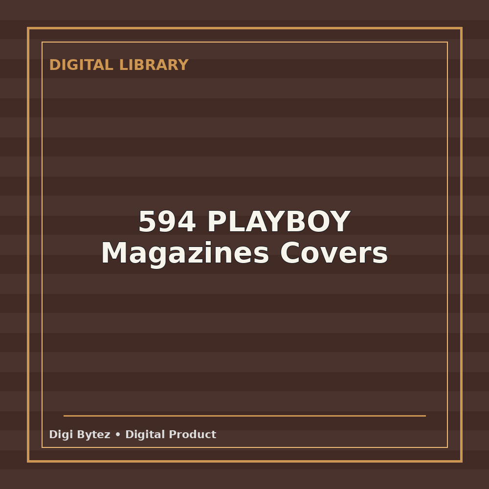594 PLAYBOY Magazines Covers