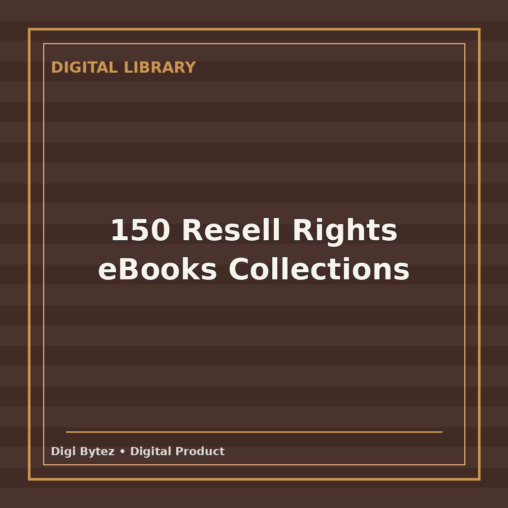 150 Resell Rights eBooks Collections