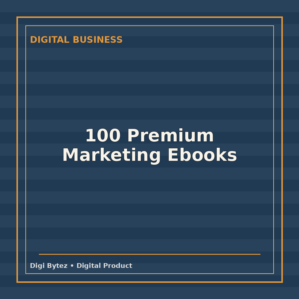 100 Premium Marketing Ebooks