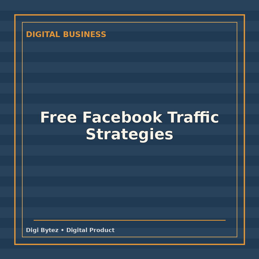 Free Facebook Traffic Strategies