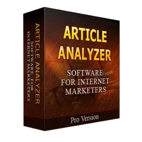 Article Analyzer Software PRO - PLR